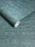 Graham & Brown Teal Vincenzo wallpaper sample A4 (British brand)