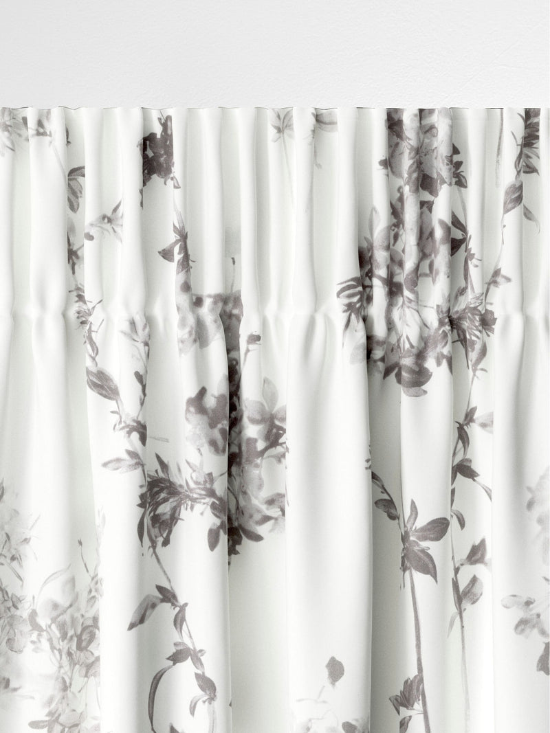 Next grey floral made to measure curtains, 100% cotton (British brand)