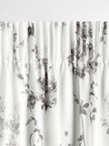 Next grey floral made to measure curtains, 100% cotton (British brand)