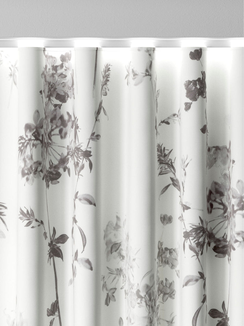 Next grey floral made to measure curtains, 100% cotton (British brand)