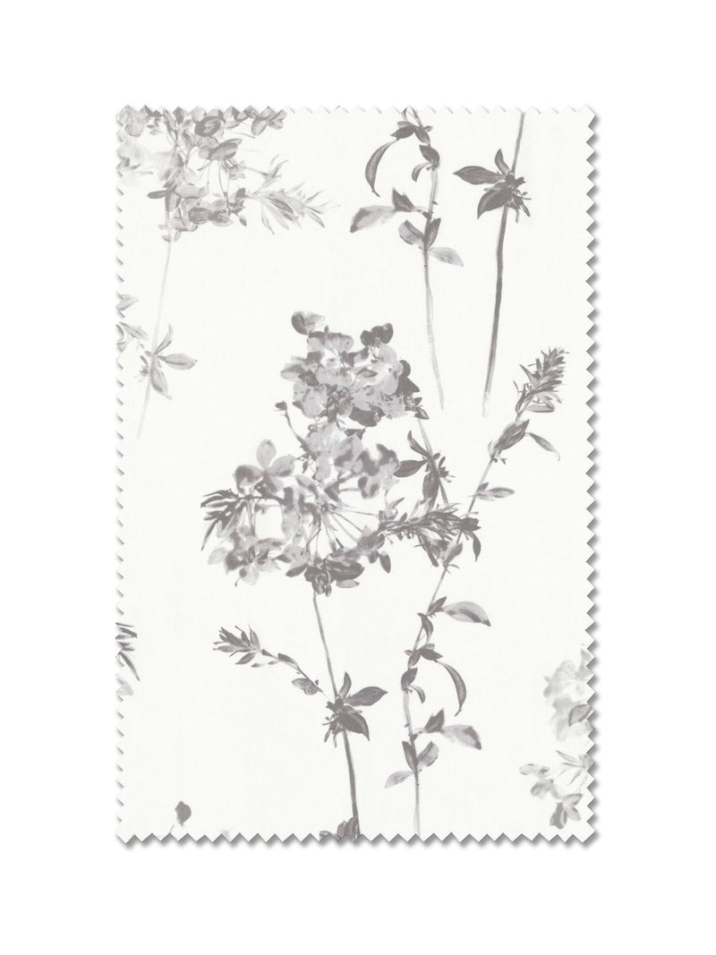 Next grey floral made to measure curtains, 100% cotton (British brand)