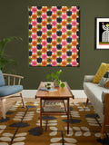 Orla Kiely Pink Apples roman blind 100% cotton, UK version