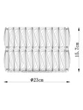 Pink Aria pendant light shade 23cm, UK version