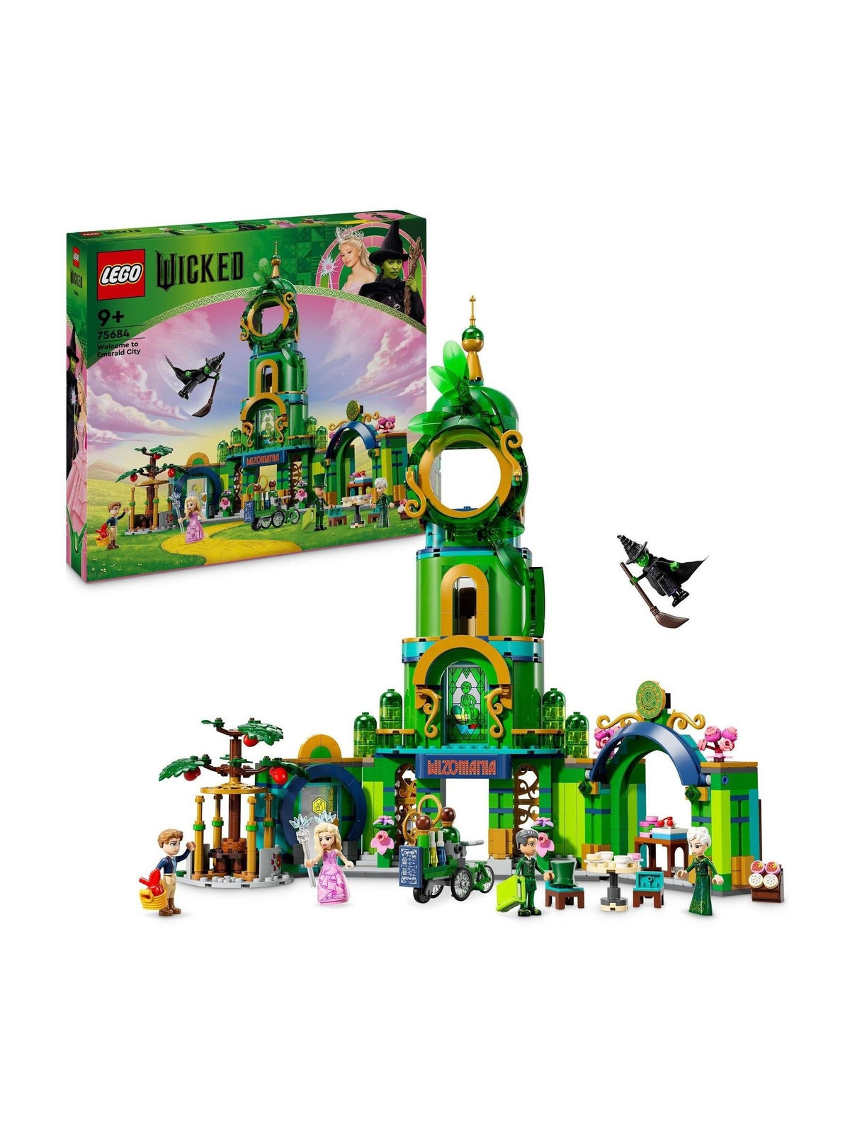 Lego Wicked Emerald City building set 945 pieces, imported from the UK