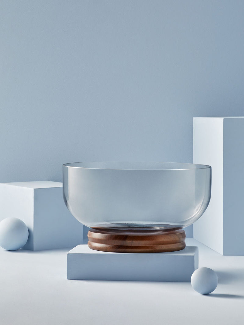 MADE.COM Smoke Grey Maleah fruit bowl, imported from the UK