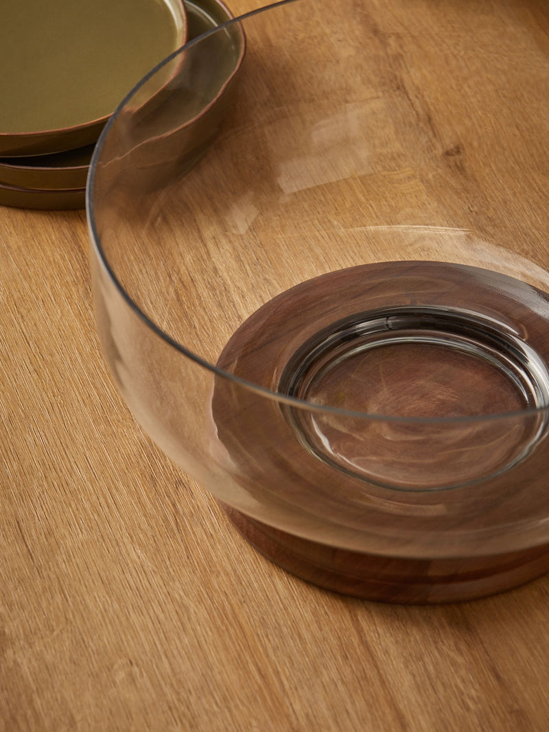 MADE.COM Smoke Grey Maleah fruit bowl, imported from the UK