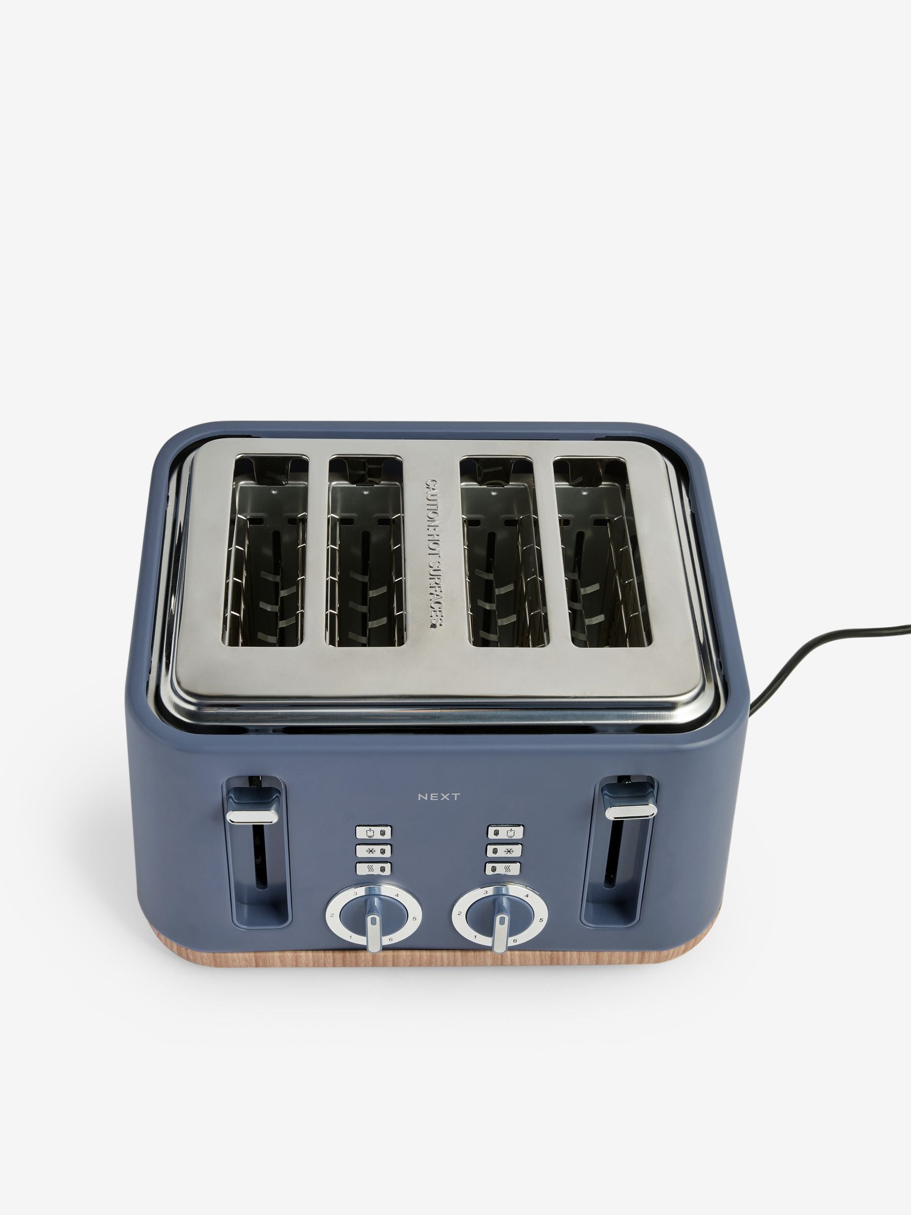 Blue Bronx 4 Slice Toaster
