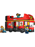 LEGO City red double-decker sightseeing bus toy - British product