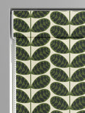 Orla Kiely Botanica Stem roman blind in olive green, UK version