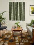 Orla Kiely Botanica Stem roman blind in olive green, UK version