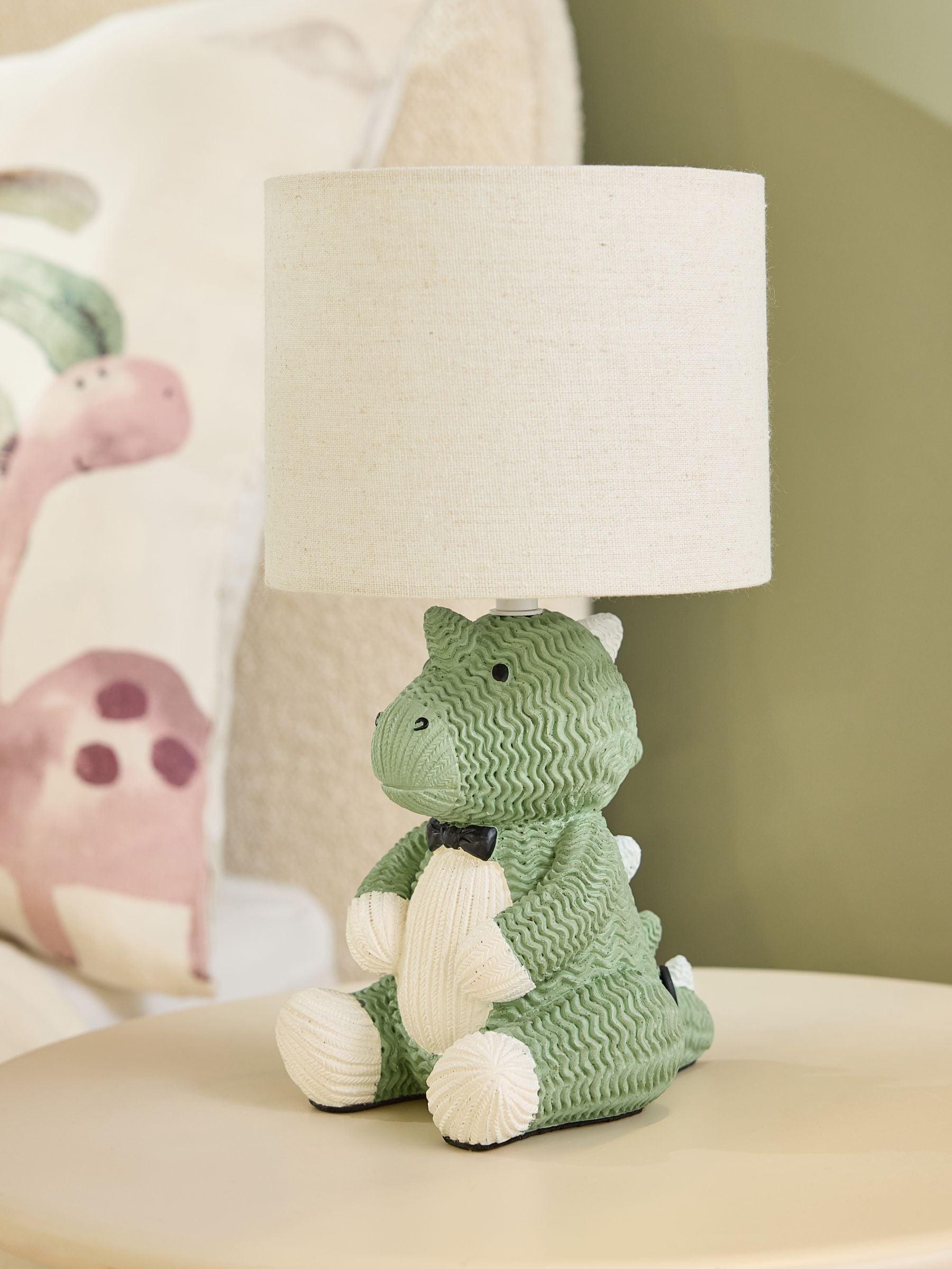 Dinosaur table lamp 27cm warm white - British product