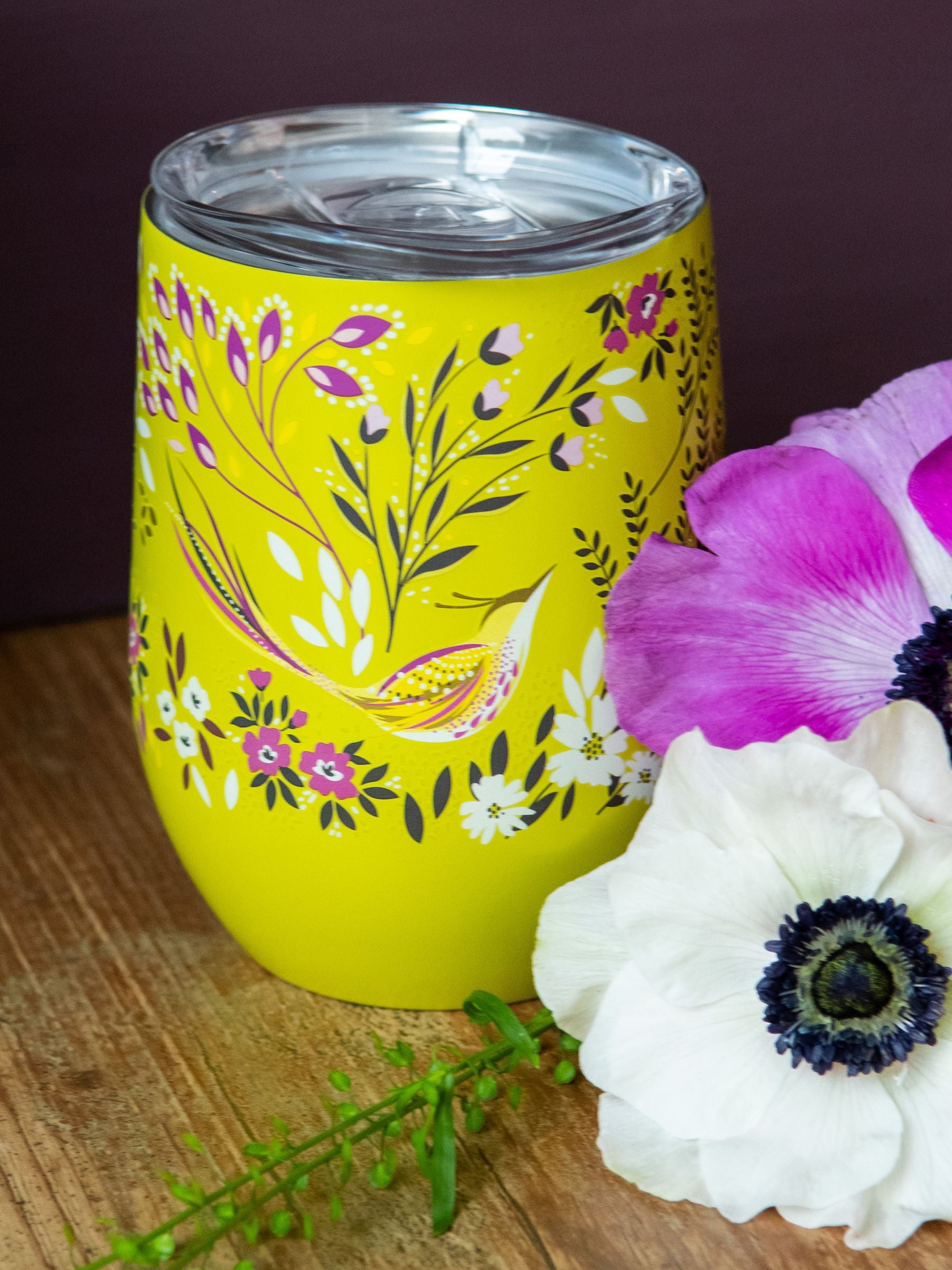 Sara Miller Green Haveli Garden Travel Cup