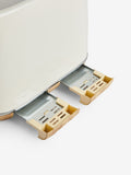Cream Malvern four-slice toaster - British product