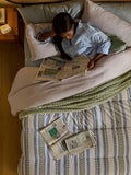 Night Lark coverless duvet set abstract stripes - British product