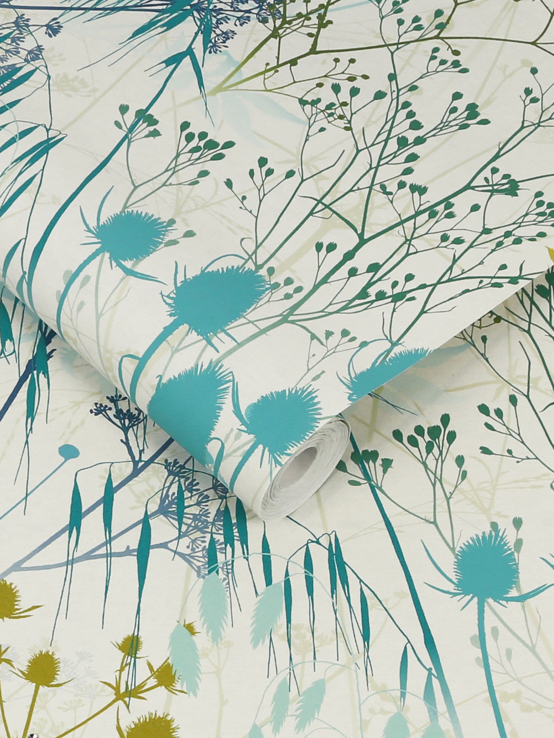 Clarissa Hulse green summer border verdigris - British product