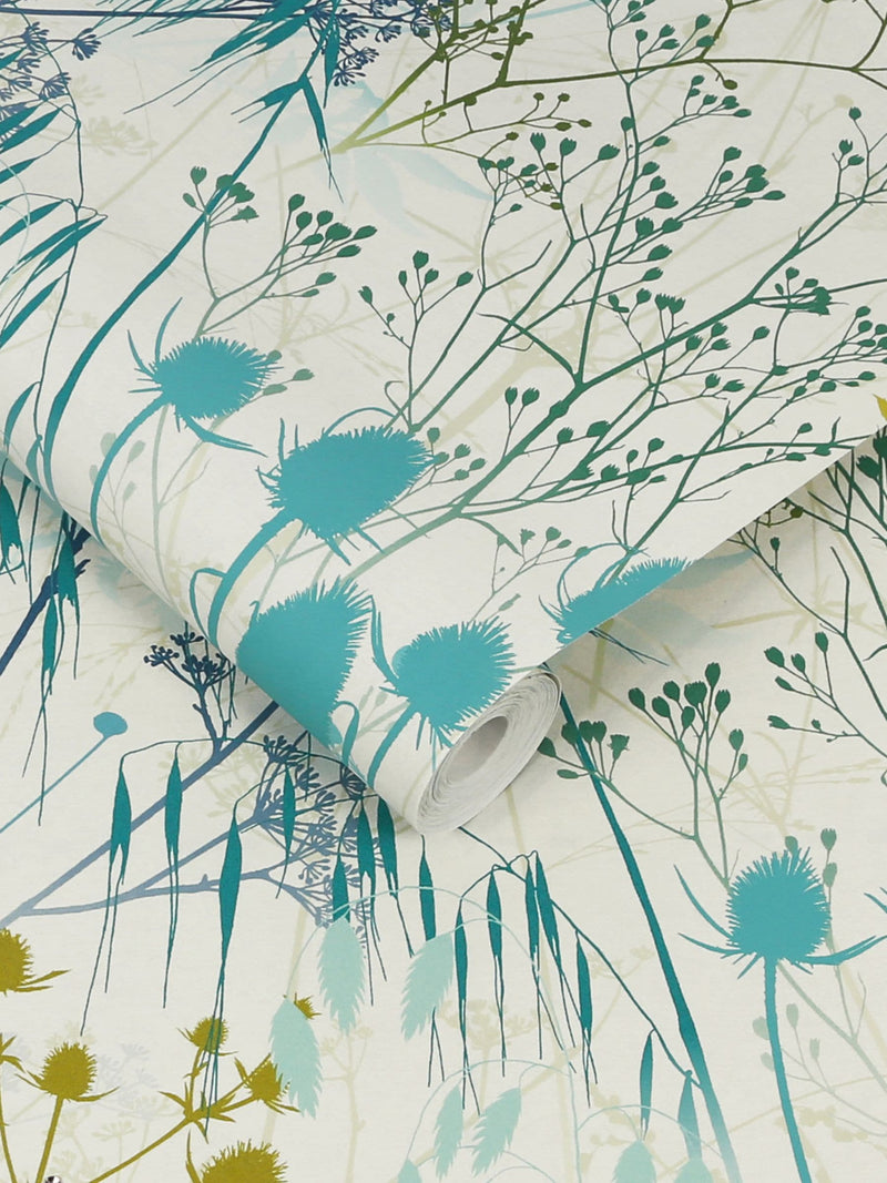 Clarissa Hulse green summer border verdigris - British product