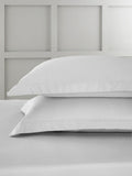 Bianca Blue 400 Thread Count Cotton Sateen Oxford Pillowcases Set of 2 (50x75cm)