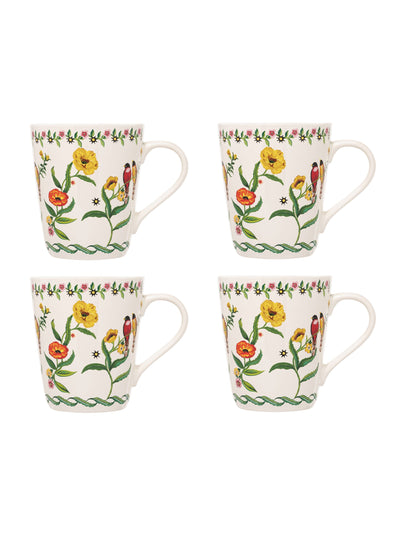 Neste Cath Kidston Green Summer Birds Stanley krussett med 4 - Kjøp online hos McGrocer