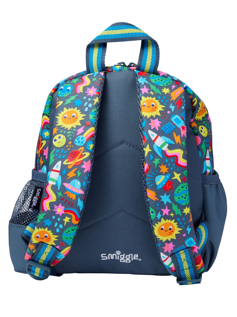 Smiggle Grey Little Journeys Teeny Tiny backpack, UK version