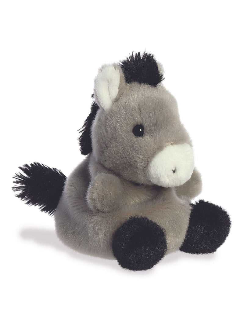 Aurora World Palm Pals Eli Donkey soft toy 10cm, imported from the UK