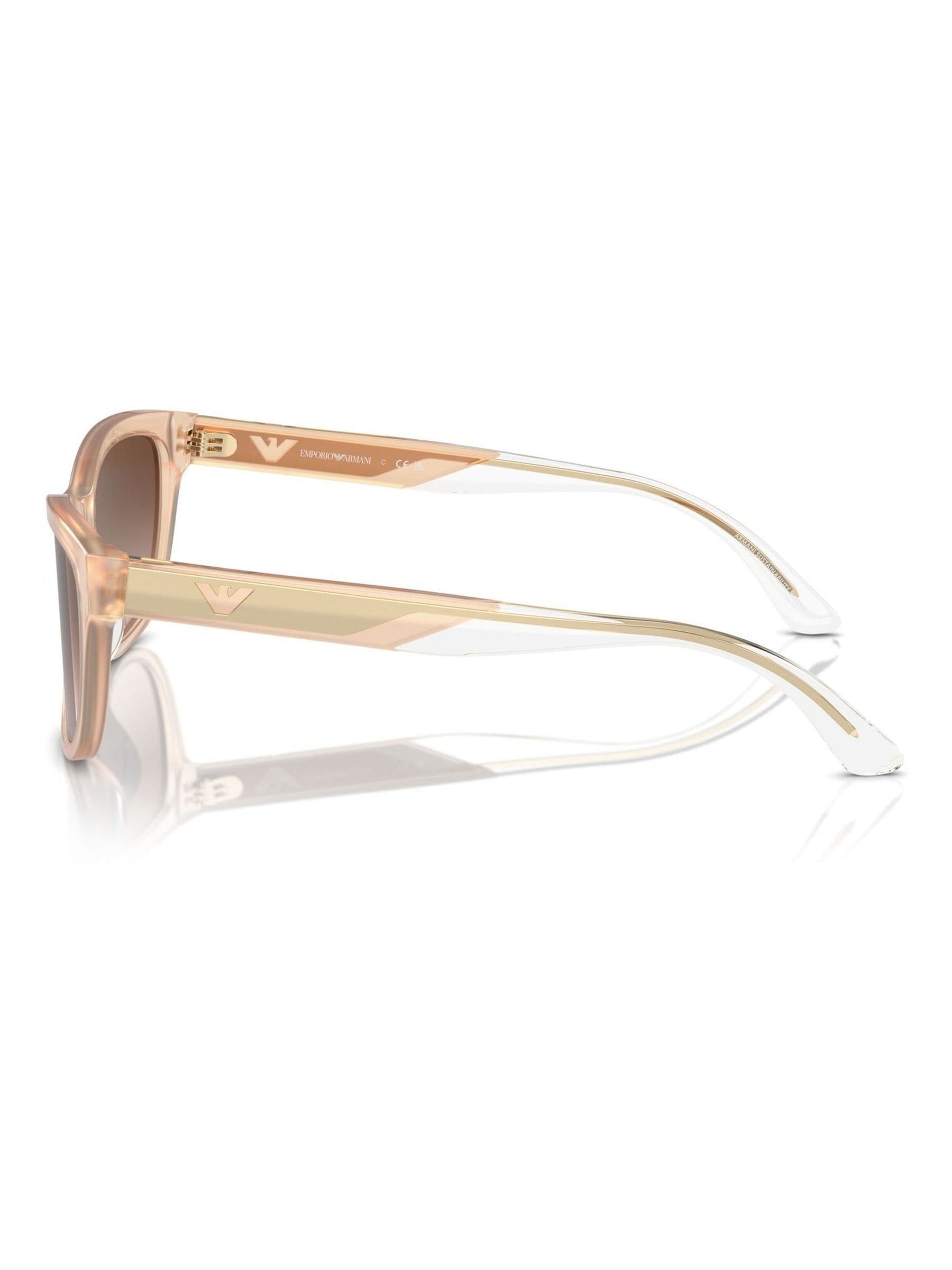 Emporio Armani pink cat eye sunglasses, UK version