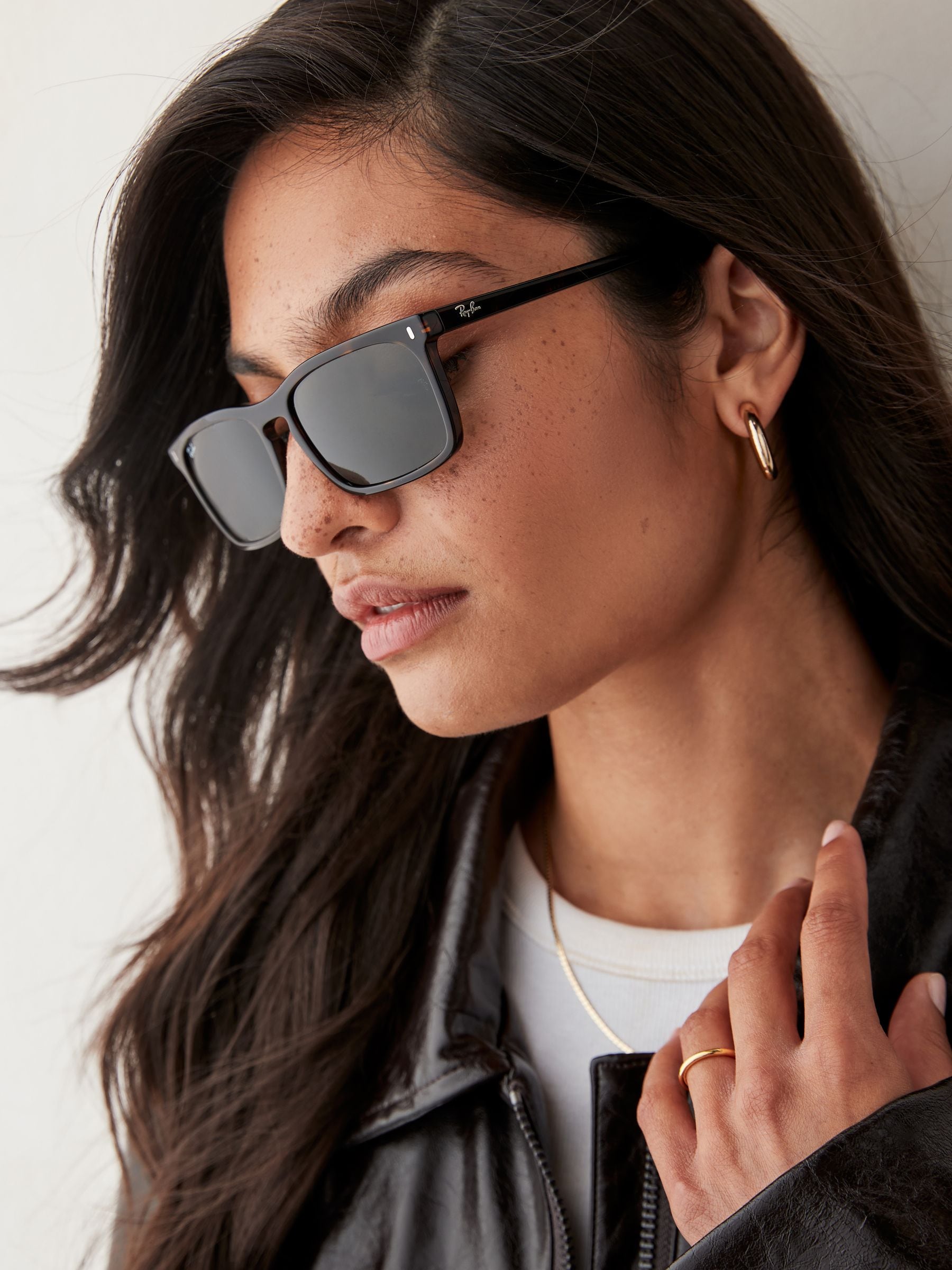 Ray Ban Brown RB4435 rectangle sunglasses, UK version