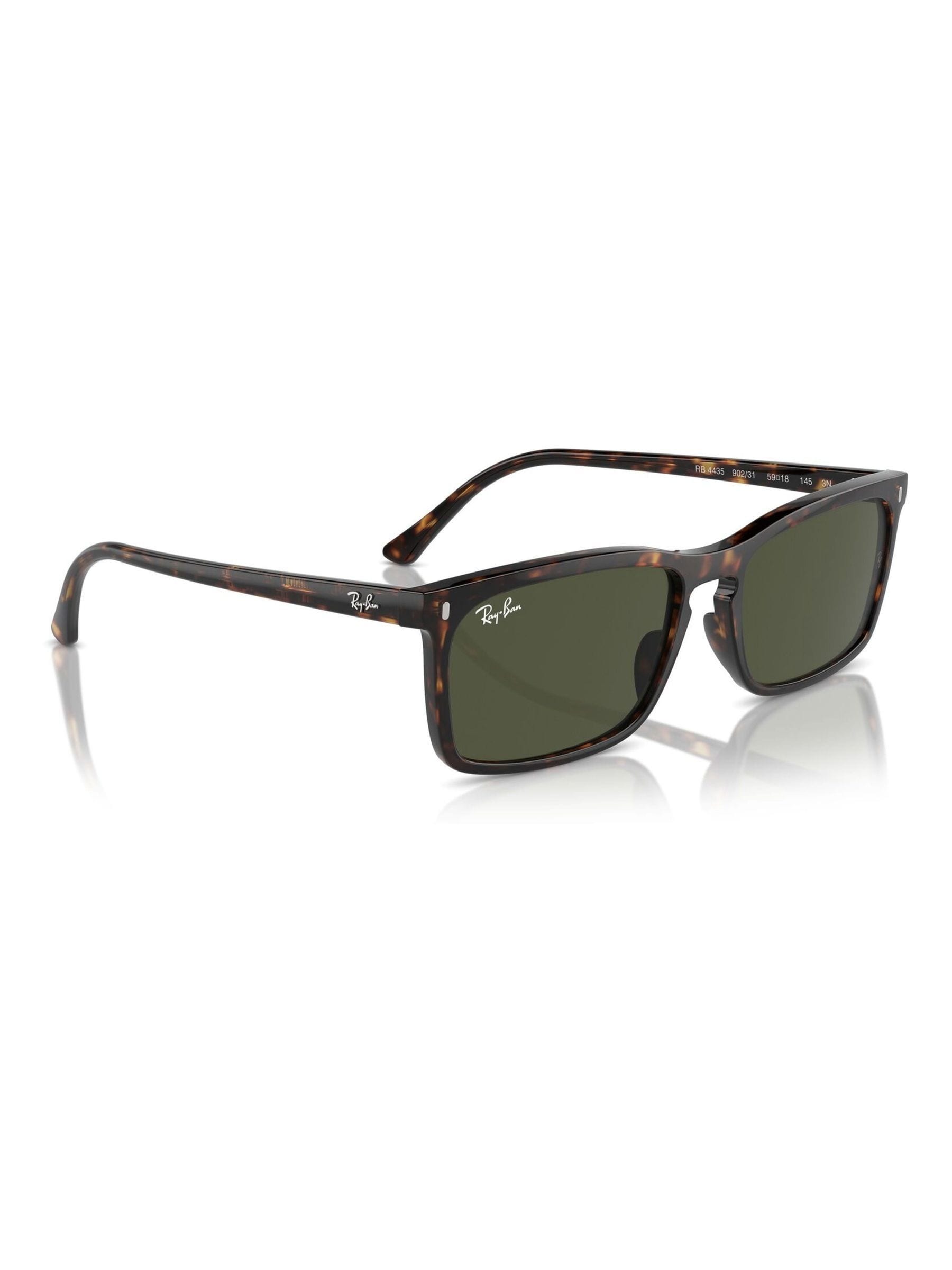 Ray Ban Brown RB4435 rectangle sunglasses, UK version