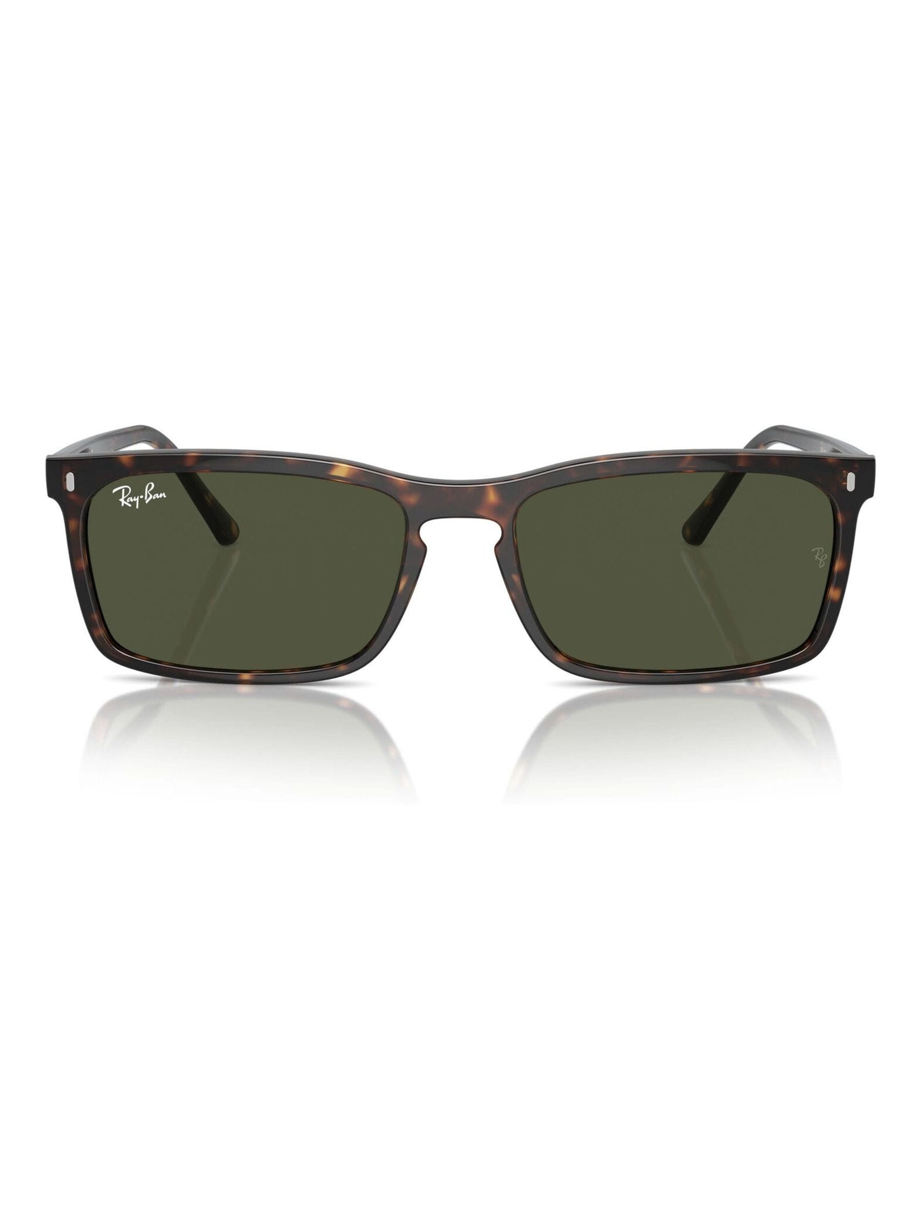 Ray Ban Brown RB4435 rectangle sunglasses, UK version