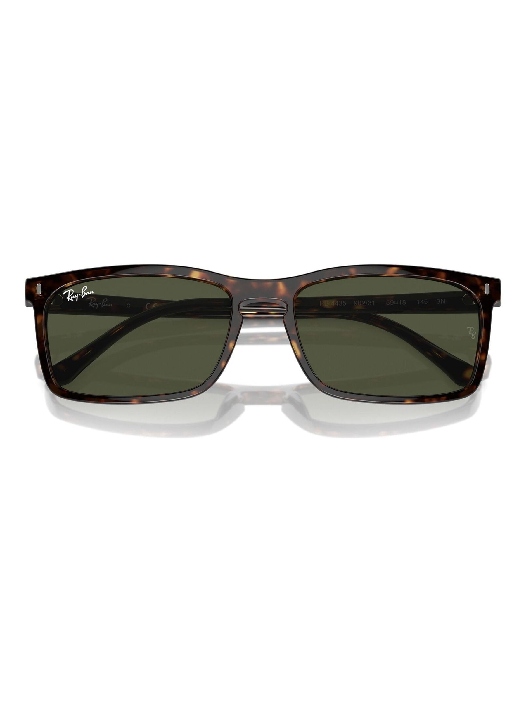 Ray Ban Brown RB4435 rectangle sunglasses, UK version