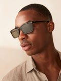 Ray Ban Brown RB4435 rectangle sunglasses, UK version
