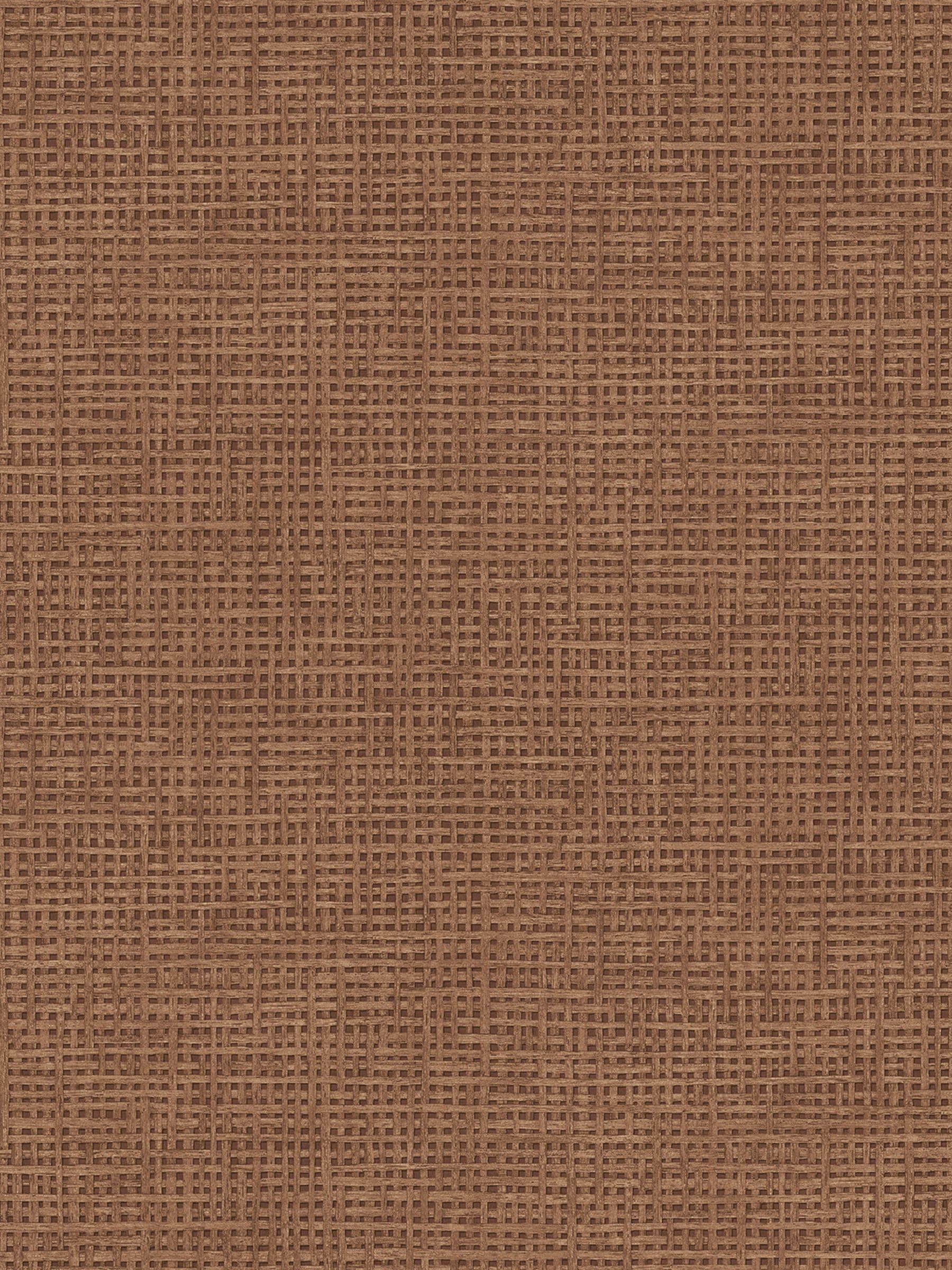 Graham & Brown Rustic Weft Clay A4 wallpaper sample - British product