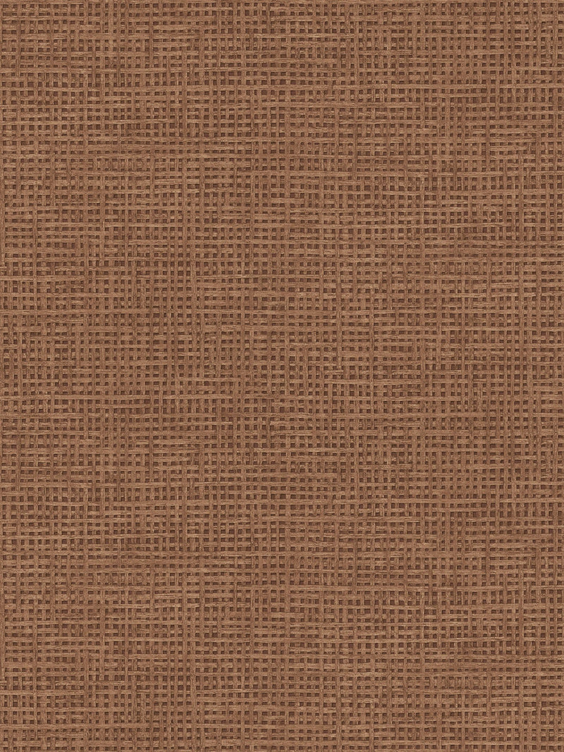 Graham & Brown Rustic Weft Clay A4 wallpaper sample - British product