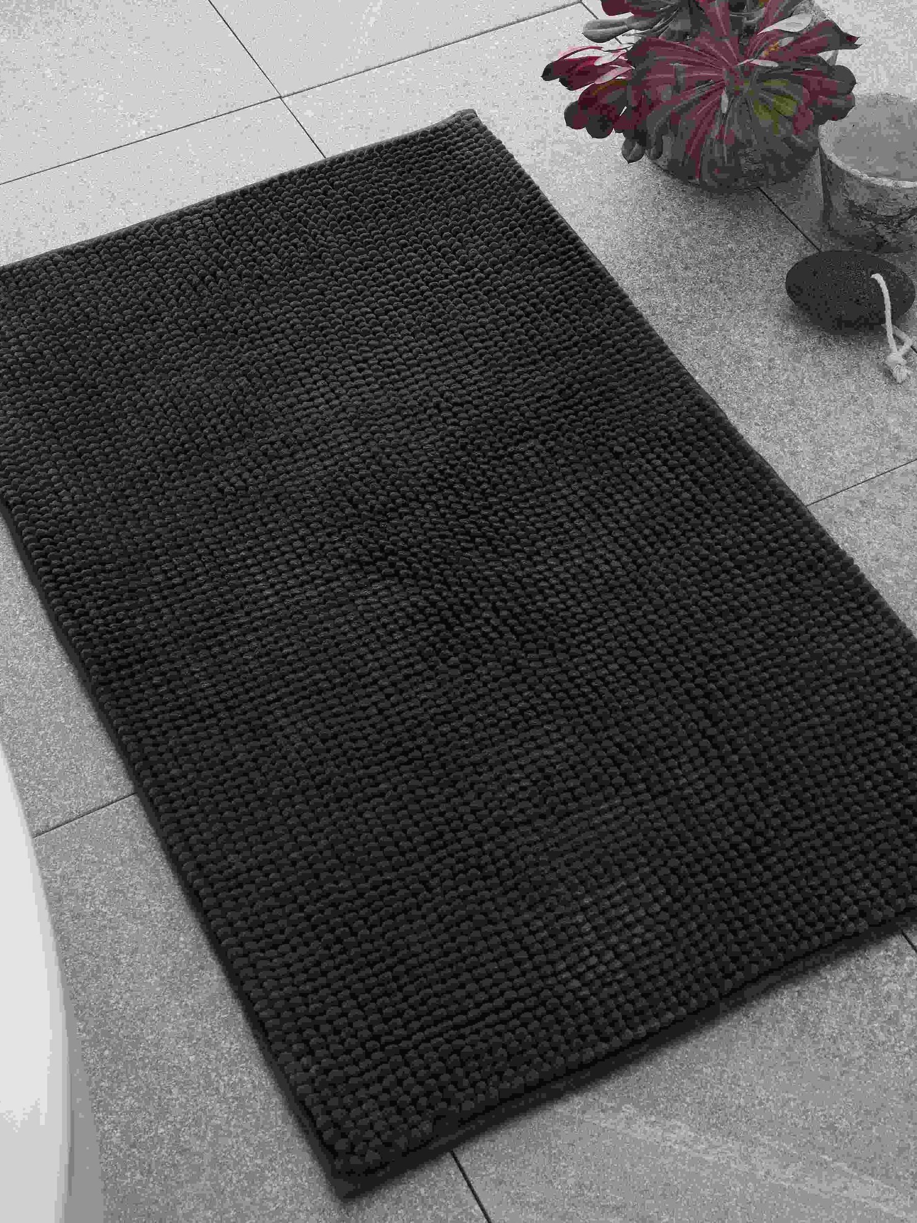 Catherine Lansfield Ochre Bobble Bath Mat 50x80 cm