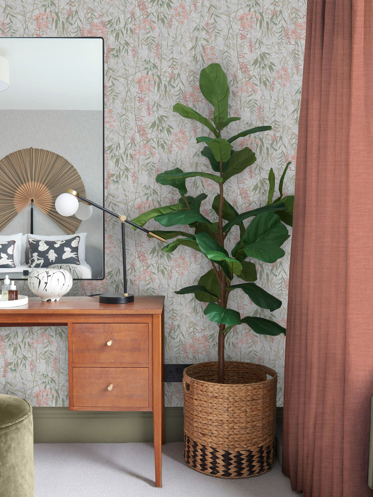 Graham & Brown Obassia wallpaper sample, UK version