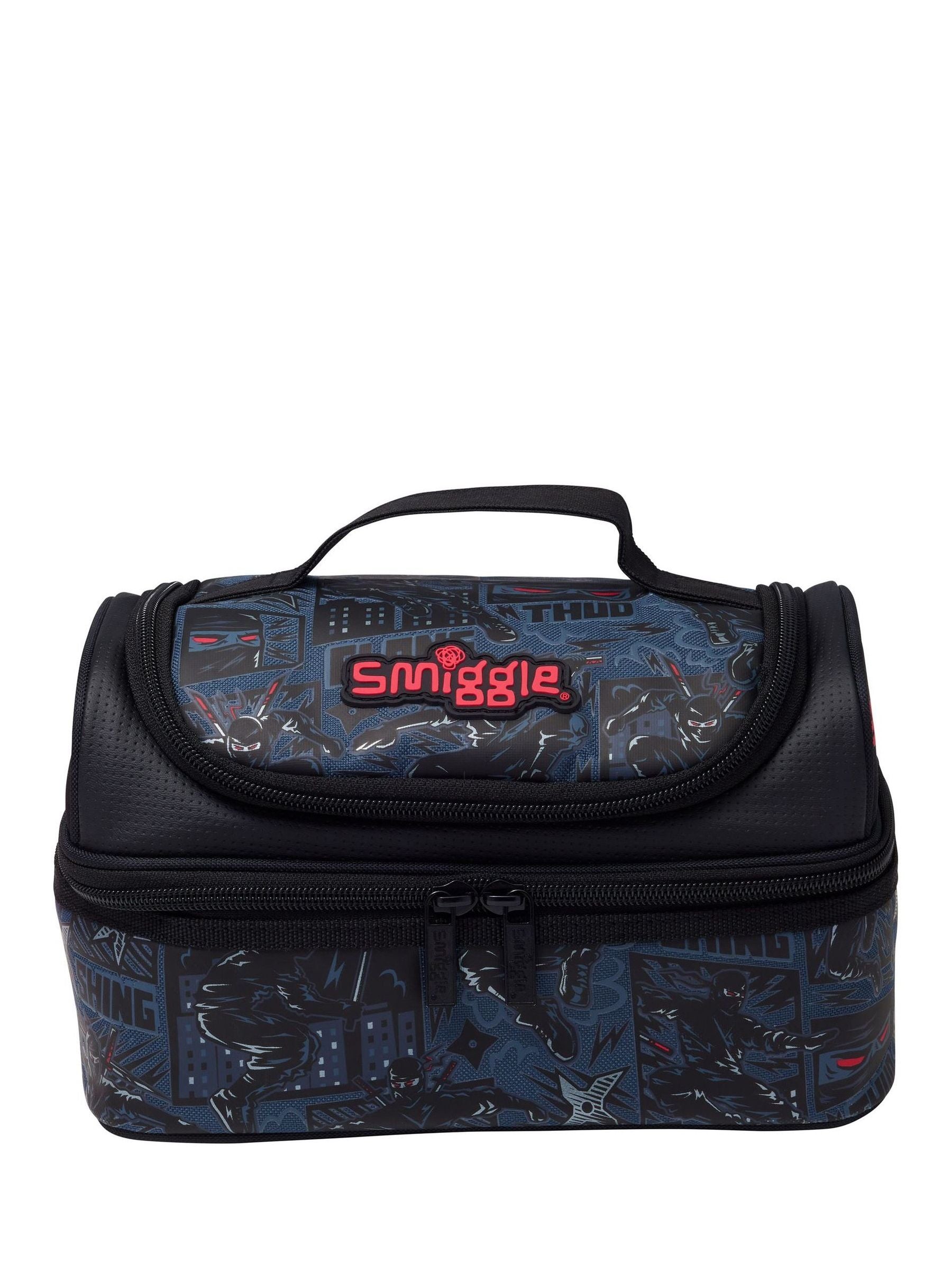 Smiggle Purple Realm Double Decker Lunchbox