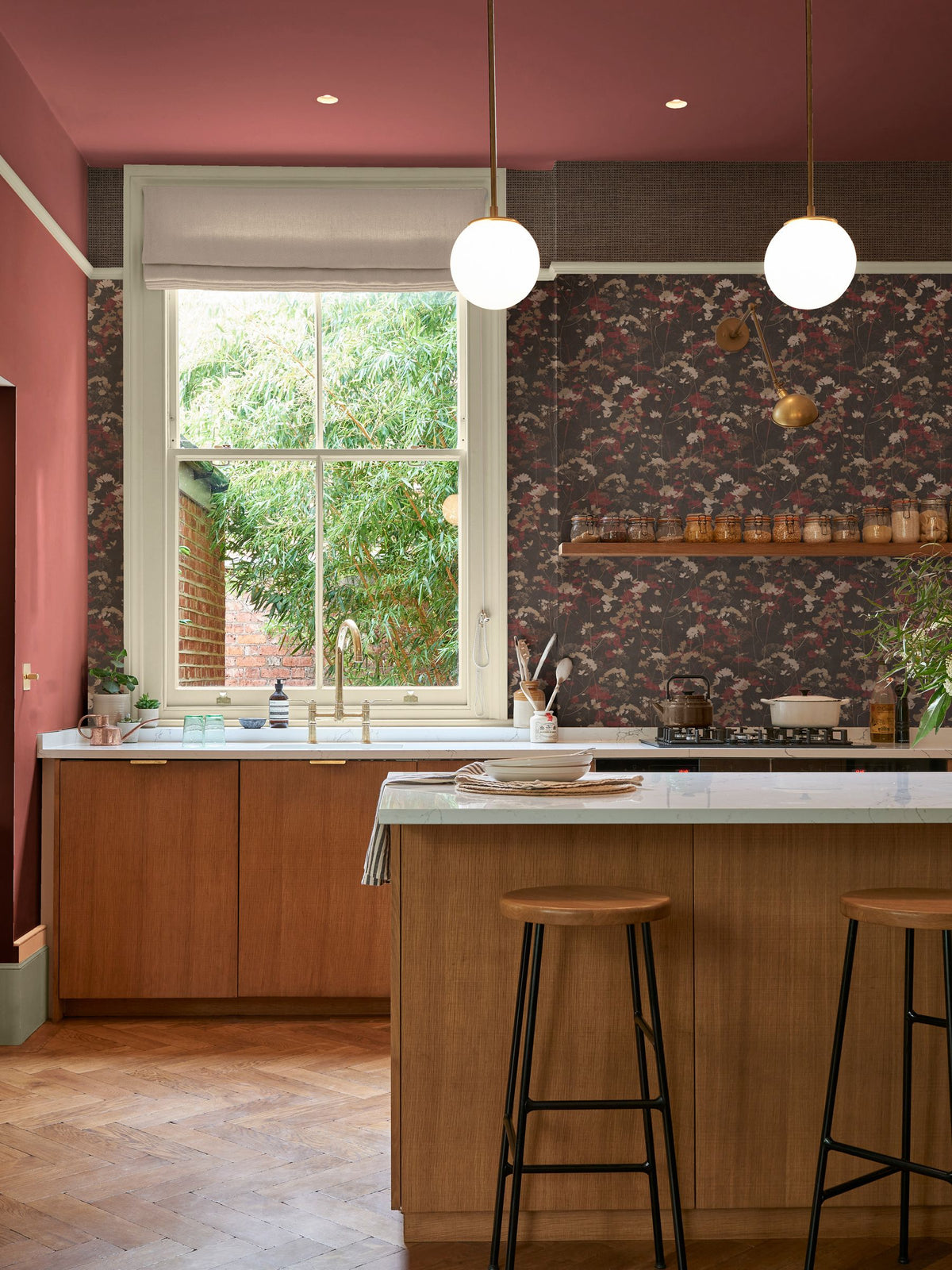 Graham & Brown Flower Press Glastonbury wallpaper sample A4 - British product