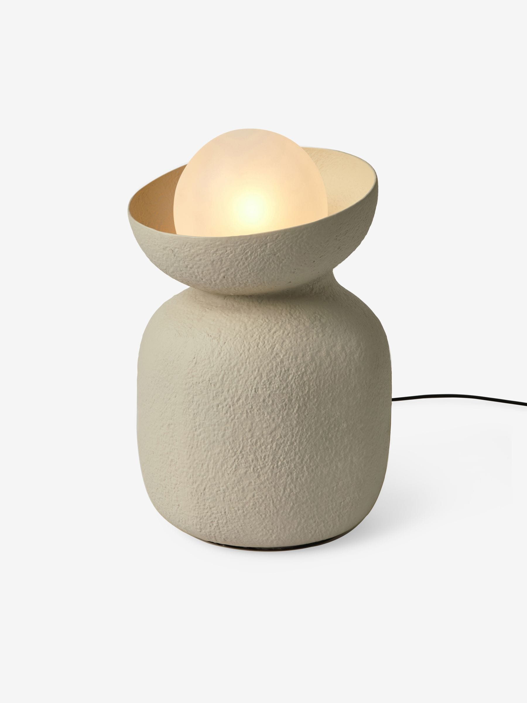 MADE.COM cream Vera floor lamp 46.5cm, imported from the UK