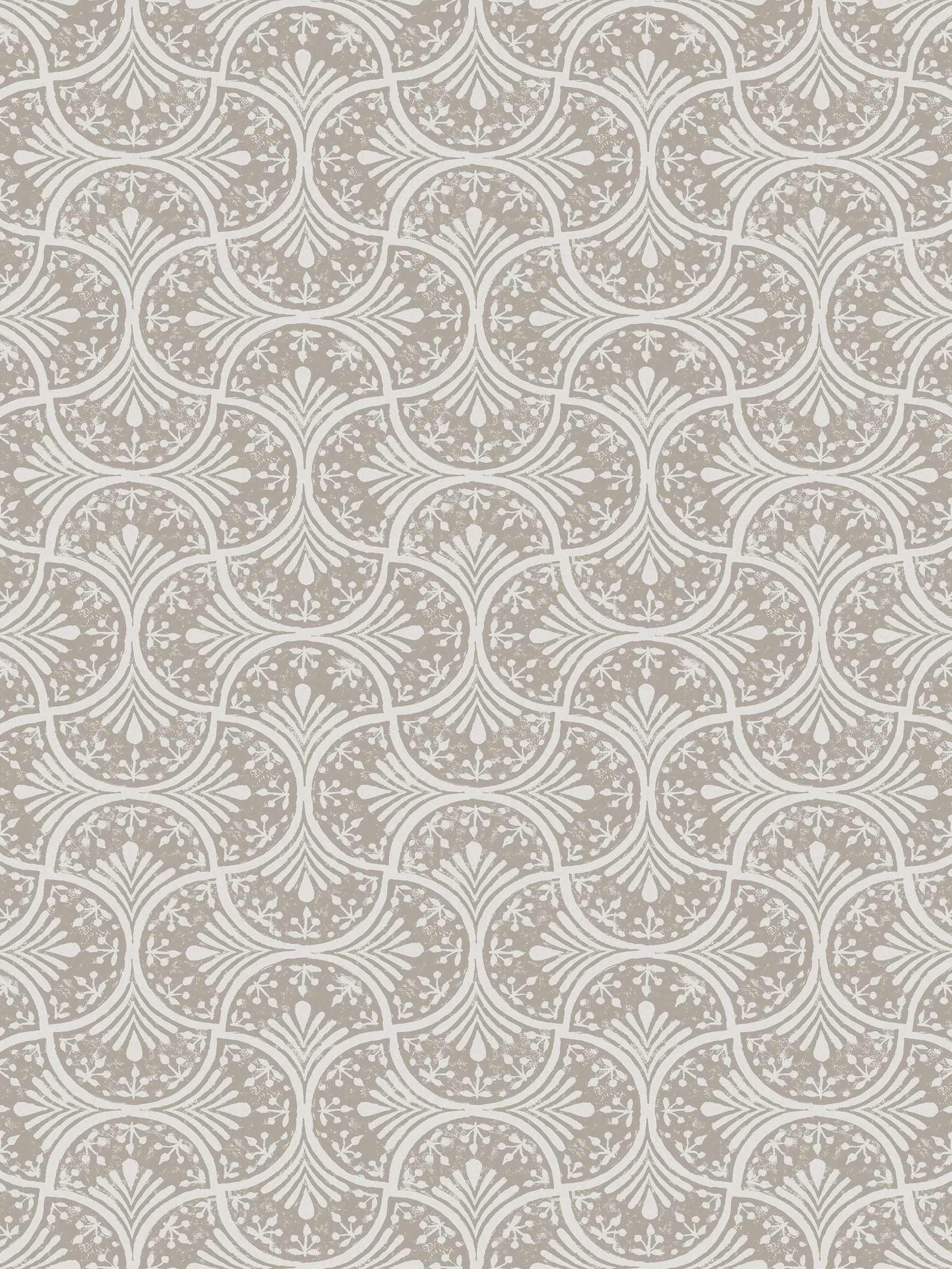 Graham & Brown Natural Hopwood Cottage wallpaper sample, UK version