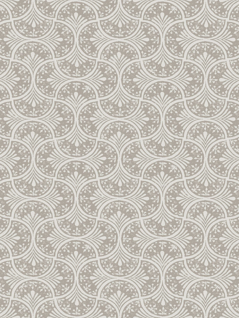 Graham & Brown Natural Hopwood Cottage wallpaper sample, UK version