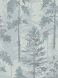 Graham & Brown Blue Norse wallpaper sample, imported from the UK