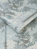 Graham & Brown Blue Norse wallpaper sample, imported from the UK