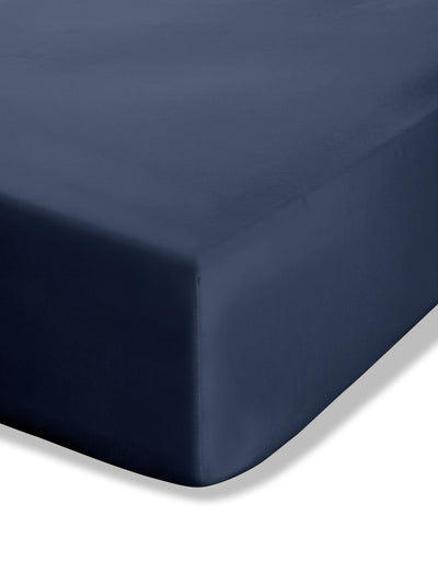 Catherine Lansfield Drap-housse Plat Percale Bleu Marine Facile d'Entretien Next - Acheter en ligne chez McGrocer