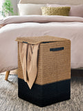 Bronx laundry hamper light natural woven, imported from the UK