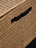 Bronx laundry hamper light natural woven, imported from the UK