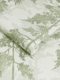Graham & Brown Green Norse Forrest wallpaper sample - British product