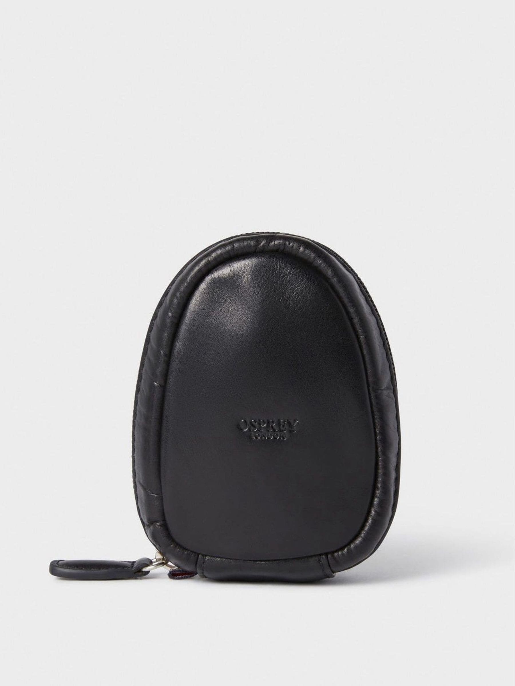 Osprey London black leather charger pouch (British brand)