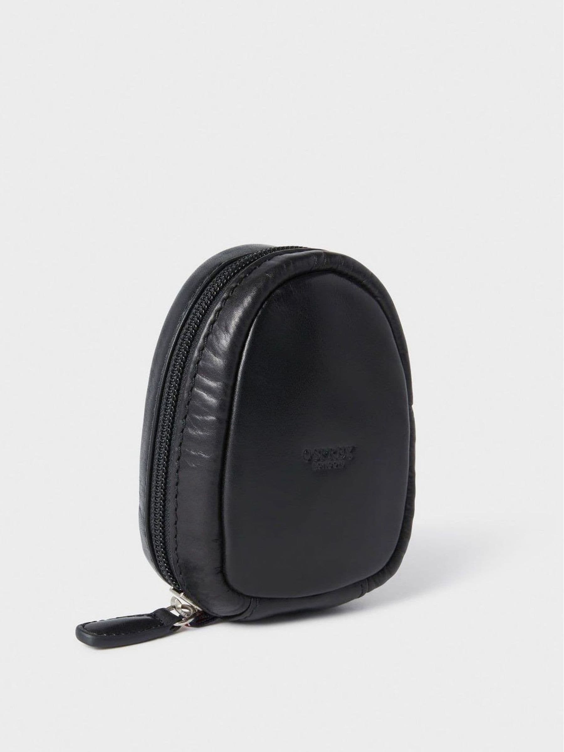 Osprey London black leather charger pouch (British brand)