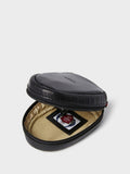 Osprey London black leather charger pouch (British brand)
