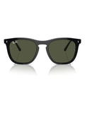 Ray-Ban RB2210 black square sunglasses, imported from the UK