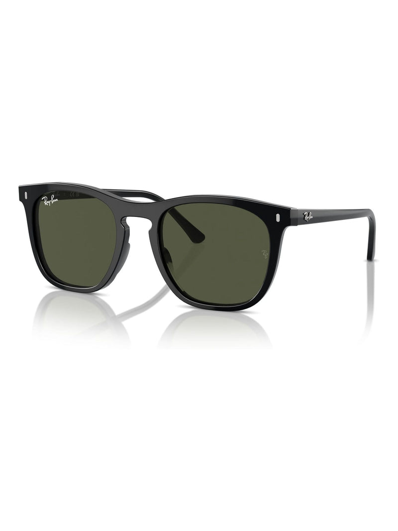 Ray-Ban RB2210 black square sunglasses, imported from the UK